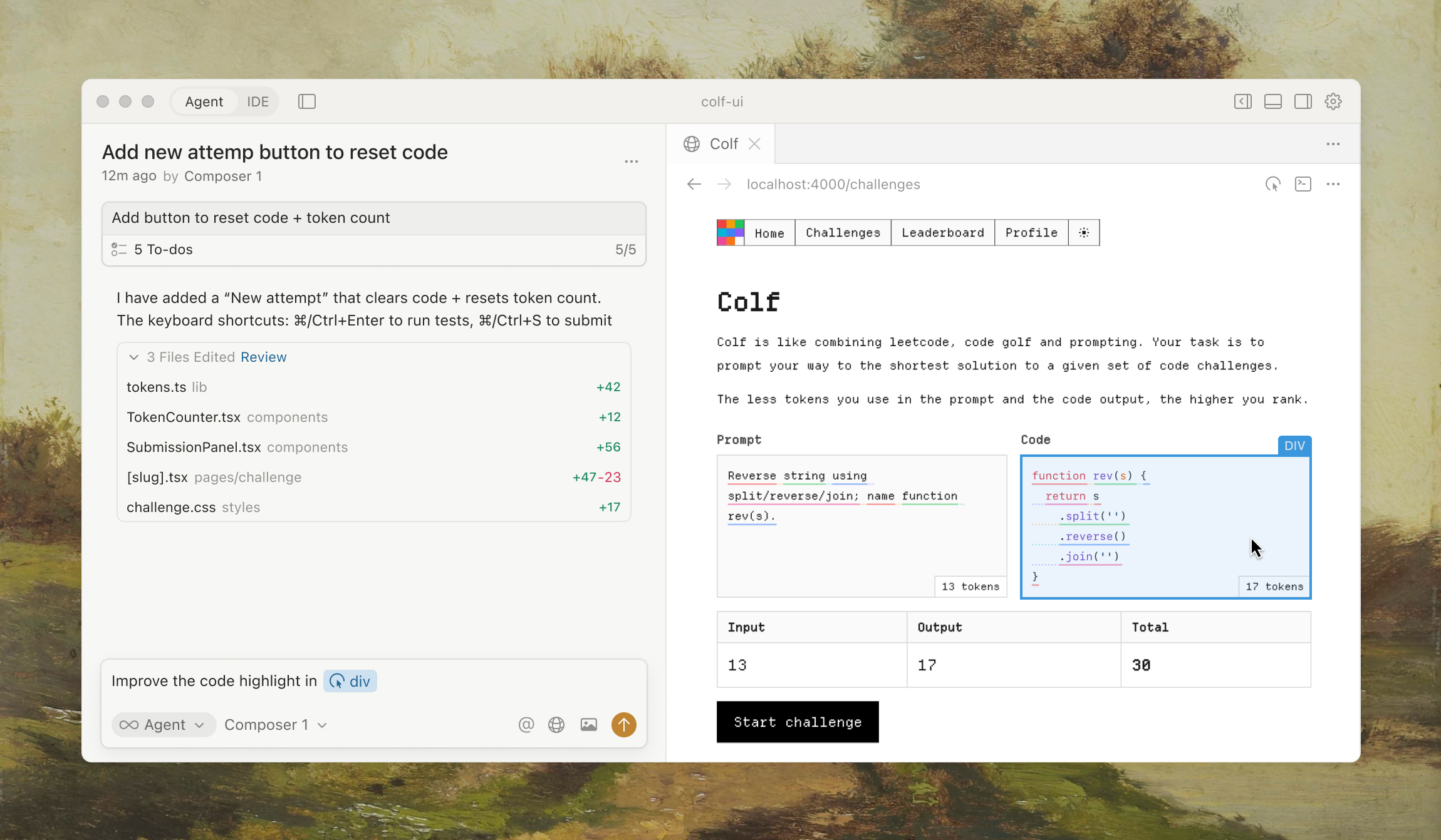 Cursor Browser 界面概览