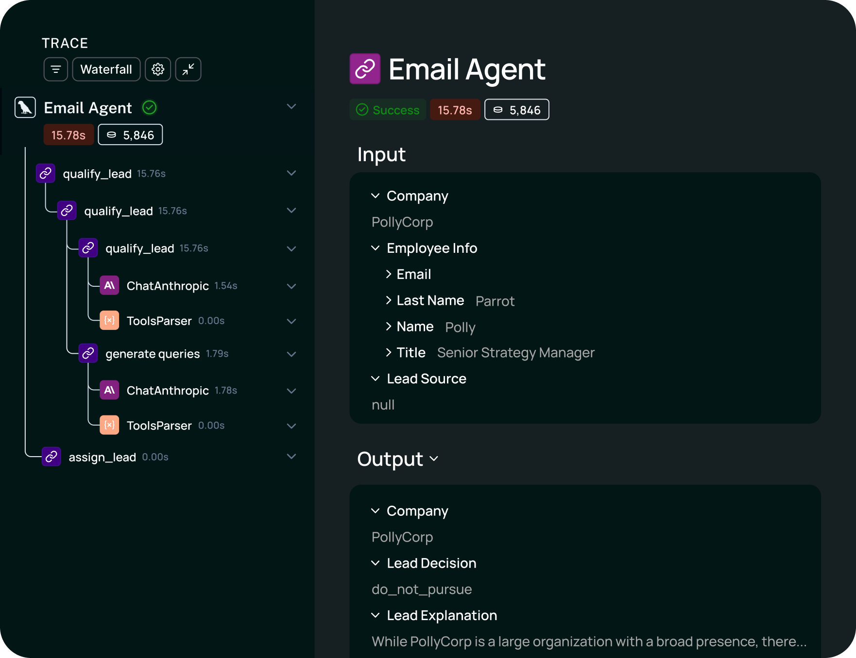LangSmith 可观测性平台